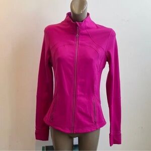 Pink Lululemon athletic leisure define jacket 10